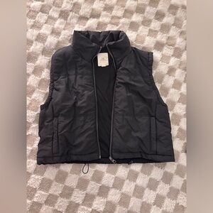 Women's Black Puffer Vest